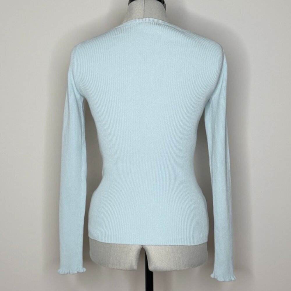 Ann Taylor Ruffle Cuff Sweater - Picture 3 of 6